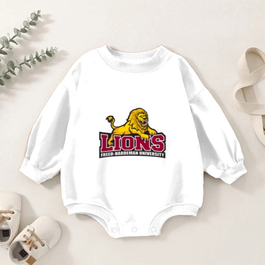 Discover College Of Freed–Hardeman Lions Team Baby Romper Sweatshirts