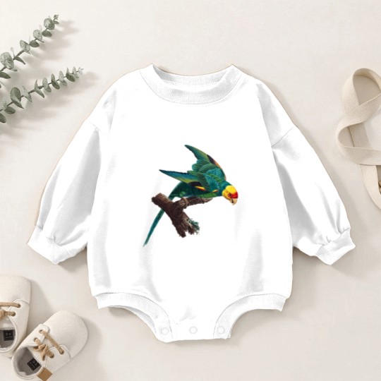 Discover Carolina parakeet Baby Romper Sweatshirts