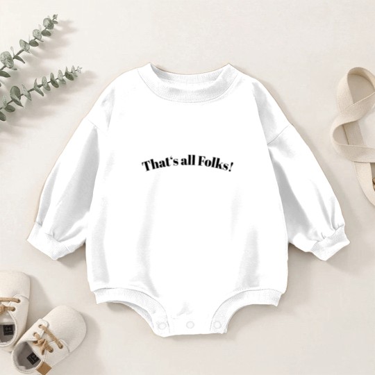 Discover That's All Folks Baby Romper Sweatshirts