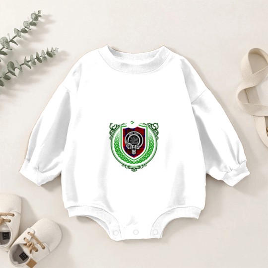 Discover Clan Leslie Scottish Tartan Baby Romper Sweatshirts