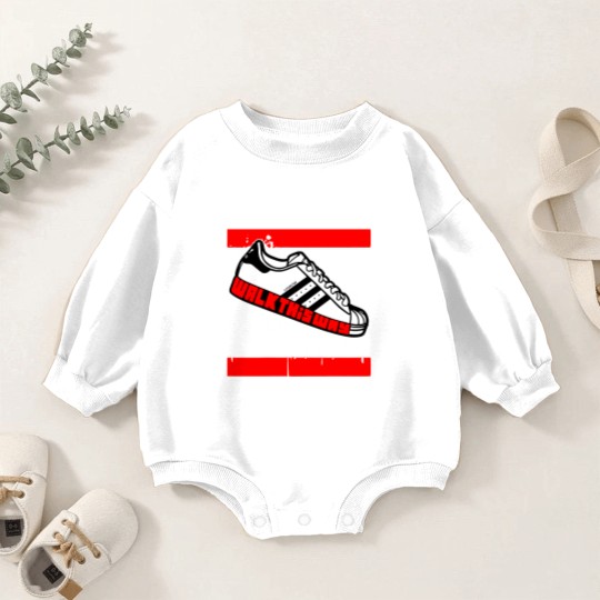 Discover Walk This Way Drip: Men's Graphic Baby Romper Sweatshirts