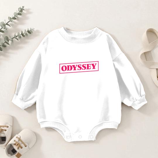 Discover Odyssey Outline Color Baby Romper Sweatshirts