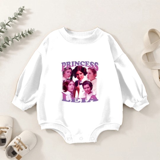 Discover Princess Leia Baby Romper Sweatshirts Vintage Princess Leia Baby Romper Sweatshirts Princess Leia Homage Baby Romper Sweatshirts