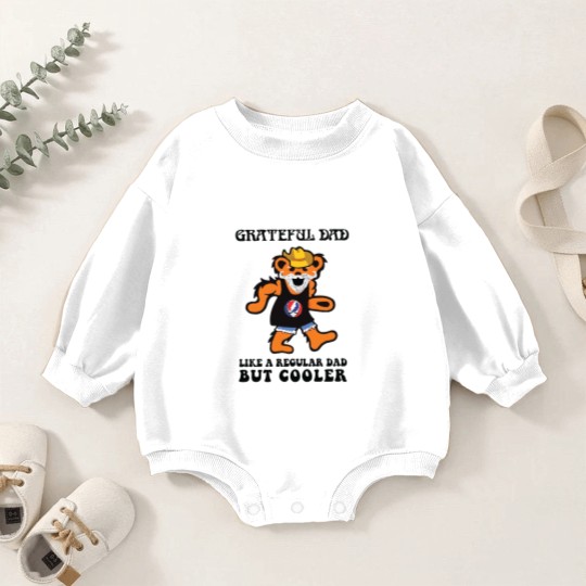 Discover Grateful Dad Like a Regular Dad Baby Romper Sweatshirts