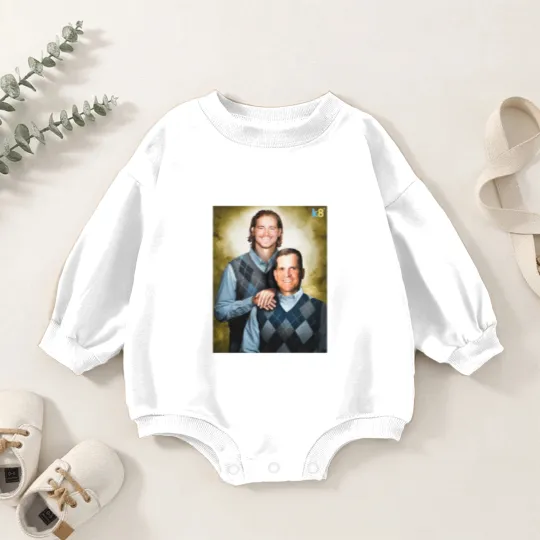 Discover Streetwear - Football Justin Herbert and Jim Harbaugh Baby Romper Sweatshirts