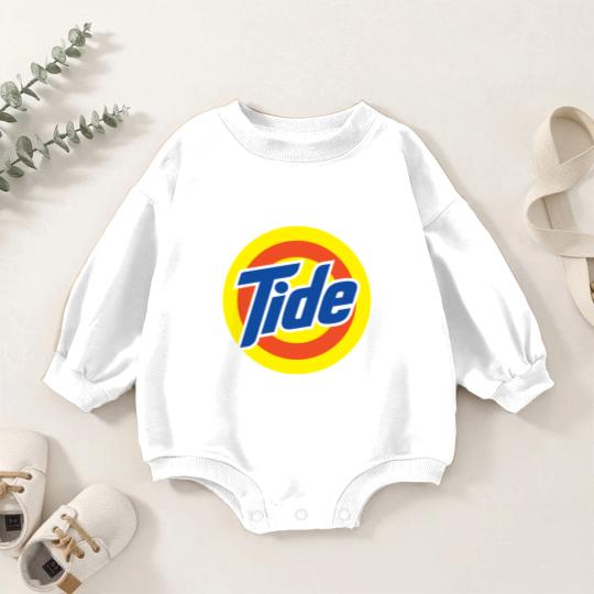 Discover Tide' Baby Romper Sweatshirts as worn Baby Romper Sweatshirts