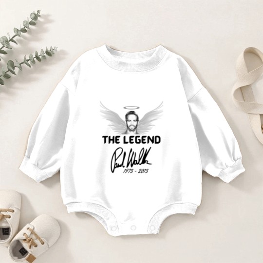 Discover The Legend Paul Walker Baby Romper Sweatshirts