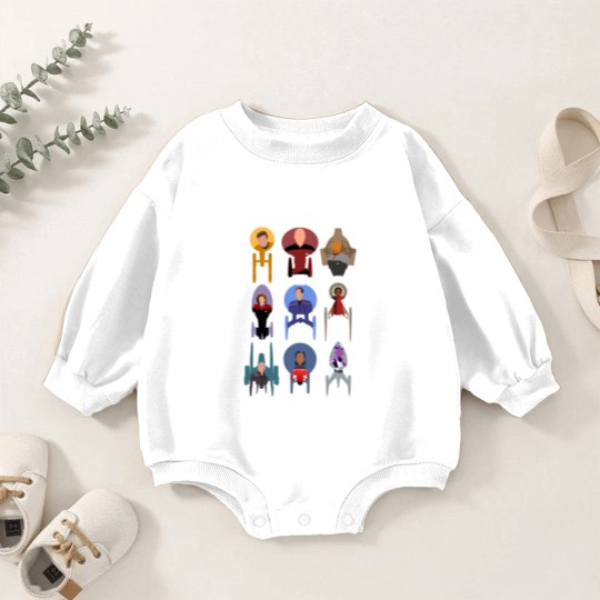 Discover Trek ships & captains 2021 Baby Romper Sweatshirts