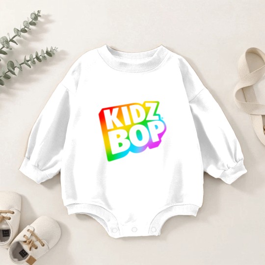 Discover Kidz Bop Rainbow Logo Baby Romper Sweatshirts