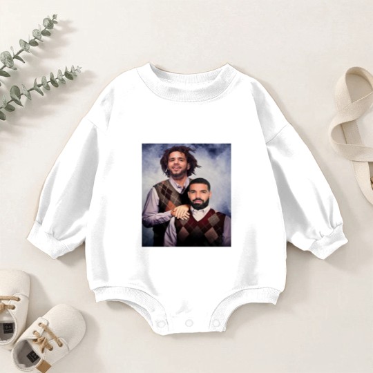 Discover Drake J Cole Baby Romper Sweatshirts -Vintage 90s Baby Romper Sweatshirts- Retro Rap Vintage 90S Y2k Bootleg Baby Romper Sweatshirts