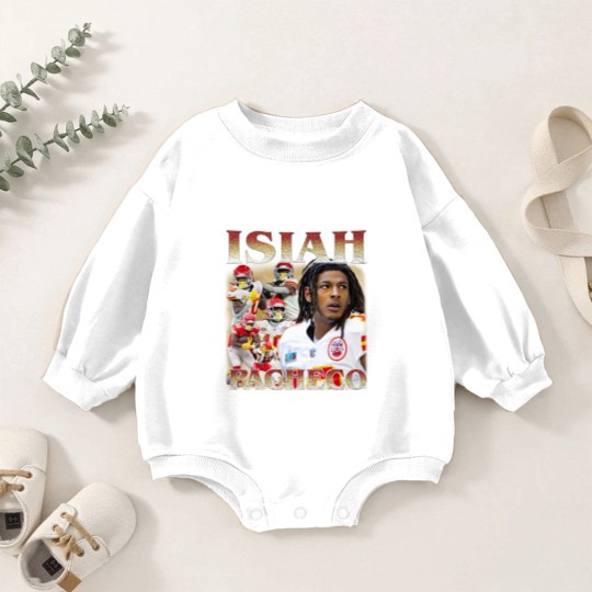 Discover Vintage Isiah Pacheco Vintage 90's Style Baby Romper Sweatshirts