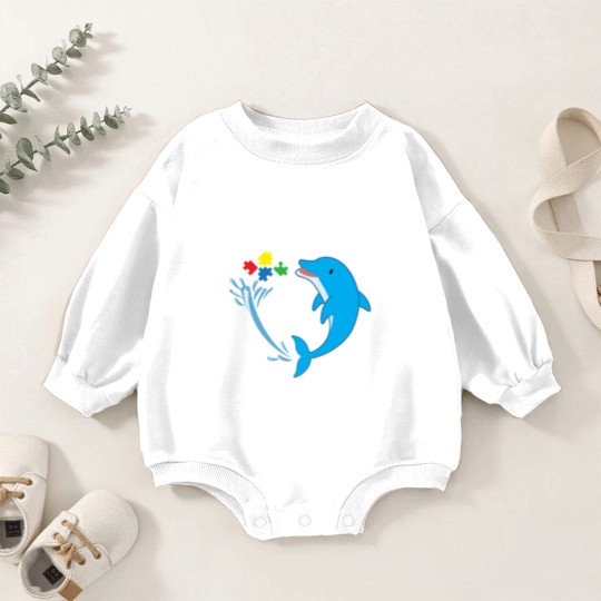 Discover Please Be Patient I Have Autism Classic Baby Romper Sweatshirts Baby Romper Sweatshirts