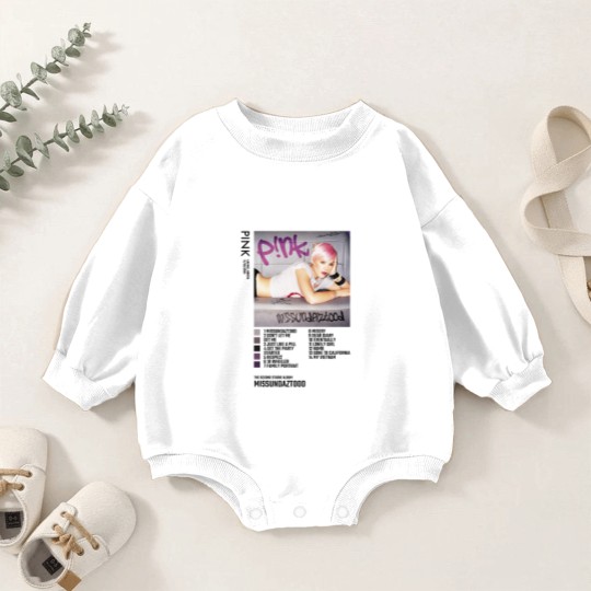 Discover Pink Missundaztood Album Baby Romper Sweatshirts
