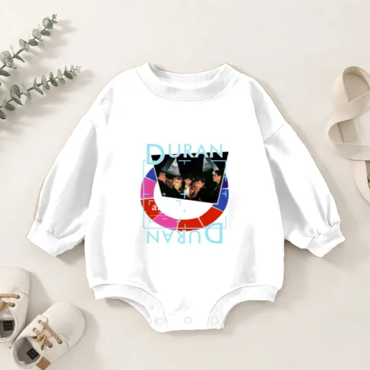 Discover Duran Duran Arena Baby Romper Sweatshirts, Duran Duran Vintage Baby Romper Sweatshirts, 1984 Arena Tour Concert Baby Romper Sweatshirts Baby Romper Sweatshirts