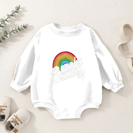 Discover Spooky Scary Sunday Baby Romper Sweatshirts, Spooky Sunday Unisex