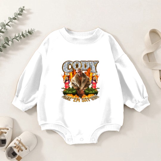 Discover Cody Rhodes Make 'Em Say Uhh Baby Romper Sweatshirts Cotton Men's Baby Romper Sweatshirts