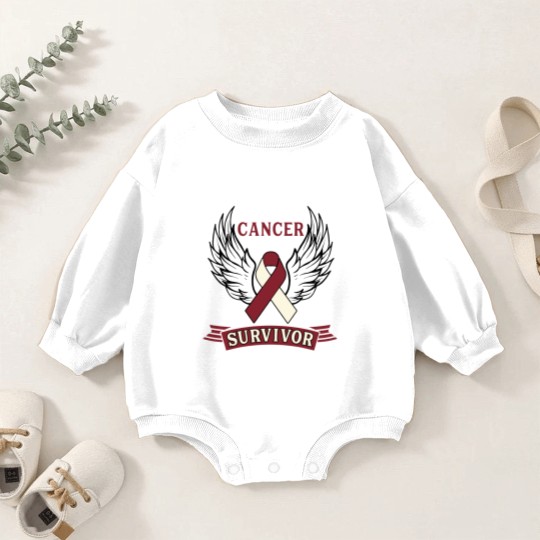 Discover Cancer Survivor Head and Neck Cancer Baby Romper Sweatshirts