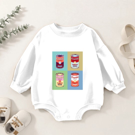 Discover Campbell soup - Despeinana - Baby Romper Sweatshirts