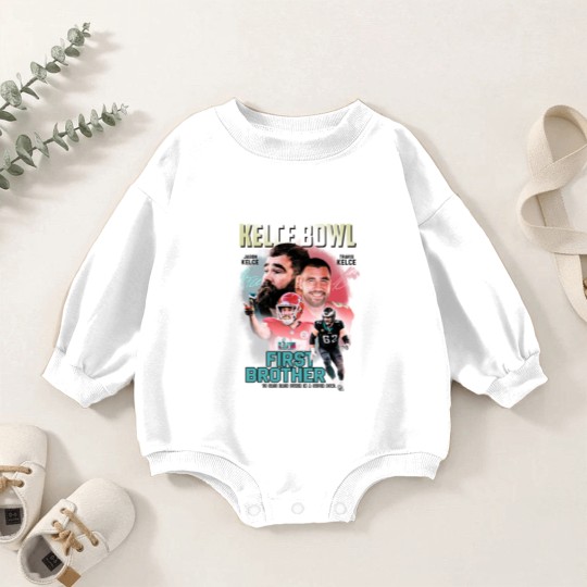 Discover Vintage Kelce Bowl Baby Romper Sweatshirts, Travis Kelce and Jason Kelce Bowl Baby Romper Sweatshirts