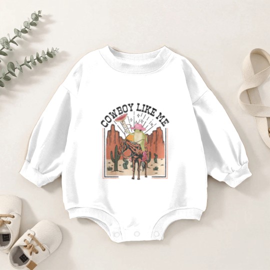Discover You're a cowboy like me Baby Romper Sweatshirts, Cowboy Frog Baby Romper Sweatshirts