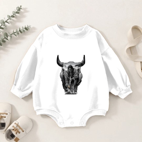 Discover david gonzales art chiefin Baby Romper Sweatshirts
