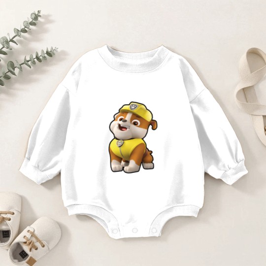 Discover PAW-Patrol Rubble Baby Romper Sweatshirts