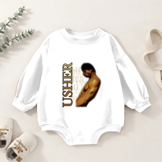 Discover Usher Band Tees  Rap Tees  Vintage Vintage 00s Usher Rap Unisex Baby Romper Sweatshirts