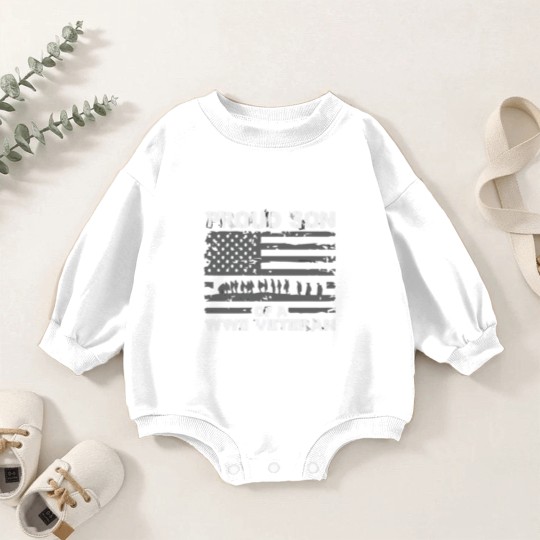 Discover Proud Son Of A Wwii Veteran Baby Romper Sweatshirts For Men Baby Romper Sweatshirts