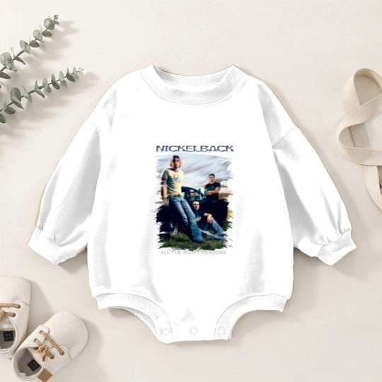 Discover Vintage Nickelback Baby Romper Sweatshirts, Nickelback 90s Rock Band Baby Romper Sweatshirts