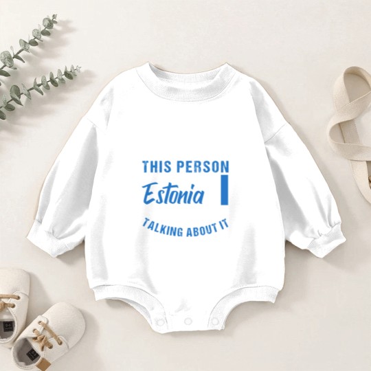 Discover Estonia Baby Romper Sweatshirts