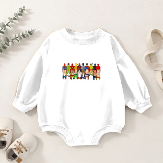 Discover Superhero Butts LV Baby Romper Sweatshirts