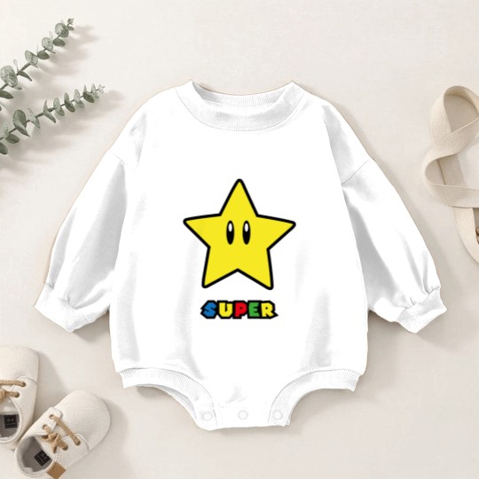 Discover Superstar Baby Romper Sweatshirts