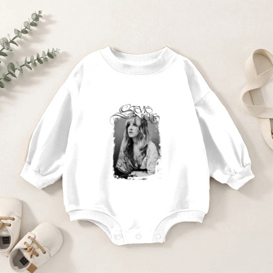 Discover Stevie Nicks Fleetwood Mac 1970's Rock N Roll Band Concert Baby Romper Sweatshirts