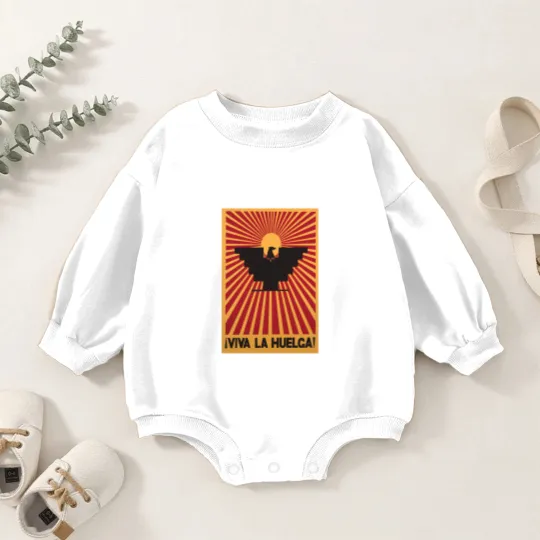 Discover Viva La Huelga Rare 1960S Cesar Chavez  United Farm Workers Huelga Bird Baby Romper Sweatshirts