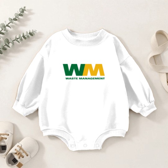 Discover WASTE MANAGEMENT LOGO Baby Romper Sweatshirts