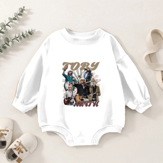 Discover Toby Keith Vintage Baby Romper Sweatshirts, Toby Keith Country Music Baby Romper Sweatshirts, Memorial Toby Retro