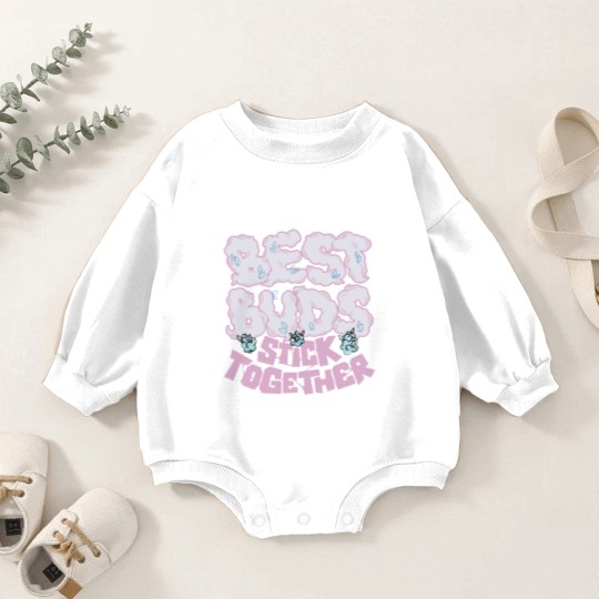 Discover Best Buds Unisex Baby Romper Sweatshirts, Baby Romper Sweatshirts, Baby Romper Sweatshirts Match Jordan 5 Retro Easter 2022