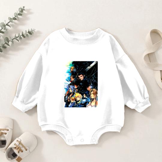 Discover Final Fantasy VII Crisis Core Baby Romper Sweatshirts