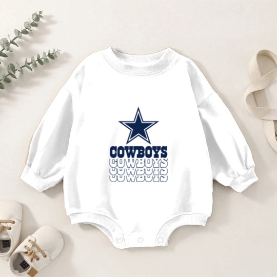 Discover Cowboys Baby Romper Sweatshirts