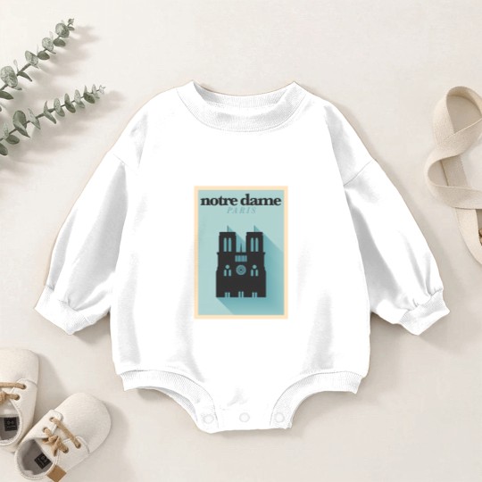 Discover ND Paris Poster Design - ND - Baby Romper Sweatshirts