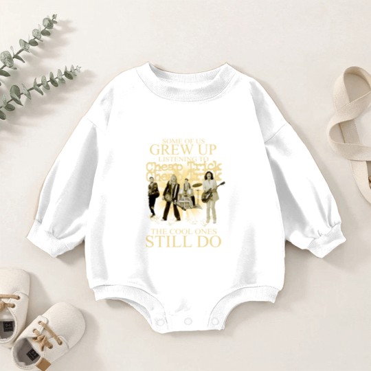 Discover Vintage  Trick Baby Romper Sweatshirts,  Trick The Cool Ones Still Do Baby Romper Sweatshirts