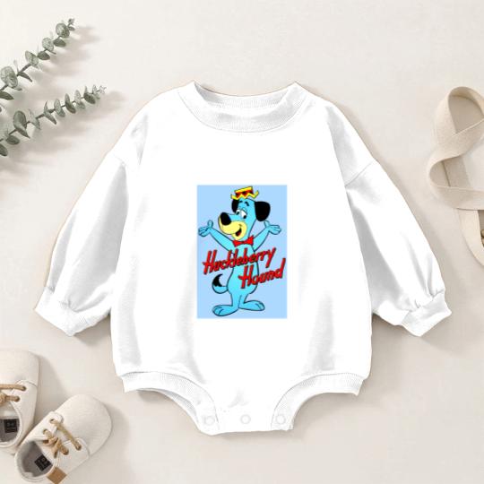 Discover Huckleberry Hound Doggie Baby Romper Sweatshirts