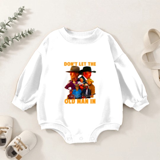 Discover Clint Eastwood and Toby Keith Baby Romper Sweatshirts