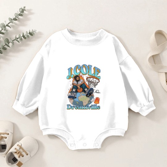 Discover J Cole Dreamville Vintage Baby Romper Sweatshirts, J Cole Baby Romper Sweatshirts, Rap Hip Hop, J Cole Merch
