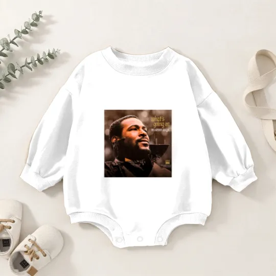 Discover Marvin Gaye - What's Going On Baby Romper Sweatshirts