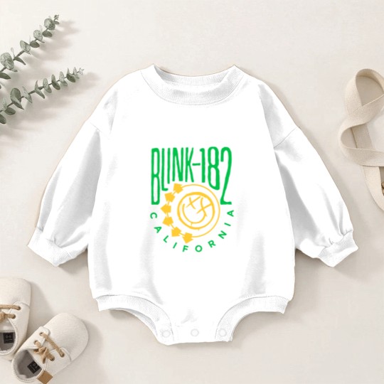Discover Blink-128 Baby Romper Sweatshirts, Smiley Face Baby Romper Sweatshirts, Rock Show Baby Romper Sweatshirts,