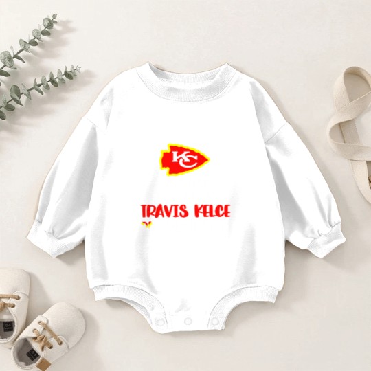 Discover Chiefs My Ideal Weight Is Travis Kelce On Top Of Me Baby Romper Sweatshirts