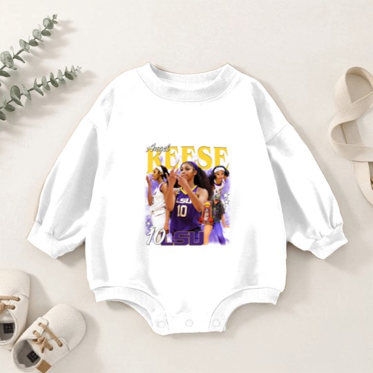 Discover Angel Reese Vintage Baby Romper Sweatshirts
