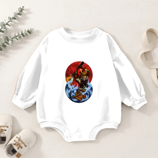 Discover Six String Samurai Baby Romper Sweatshirts