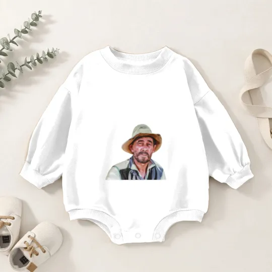 Discover Vintage TV Westerns Festus Gunsmoke "You Talk Like My Foot's Asleep"  Baby Romper Sweatshirts Baby Romper Sweatshirts